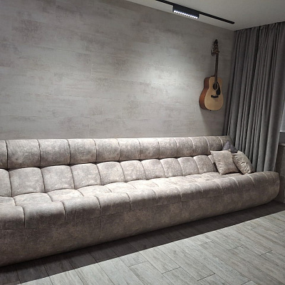 Бескаркасные диваны от Гливер в интерьерах клиентов: отзывы с фото и рейтингом 5/5